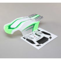 Body Set, Painted: TENACITY T WHITE/GREEN - HORIZON HOBBY - R&eacute;f&eacute;rence: LOS230044