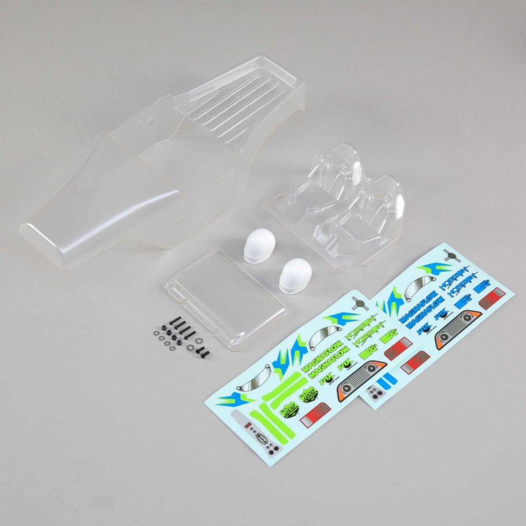 Body Set w/ Driver Insert, Clear:Nightcrawler S.E. - HORIZON HOBBY - R&eacute;f&eacute;rence: LOS230050