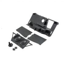 Baja Rey - Cloison arri&egrave;re, ventilateur et bavettes - HORIZON HOBBY - R&eacute;f&eacute;rence: LOS231005