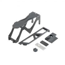 Baja Rey - Support batterie, porte, verrou et cales 2S - HORIZON HOBBY - R&eacute;f&eacute;rence: LOS231006
