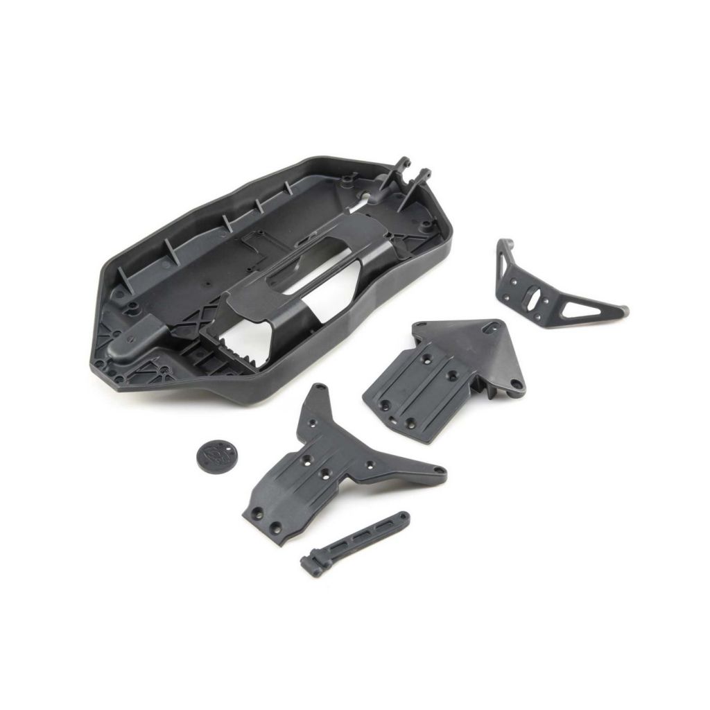 Chassis & Skid Plates: TENACITY Monster Truck - HORIZON HOBBY - R&eacute;f&eacute;rence: LOS231035