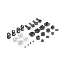 Baja Rey - Chapes d'amortisseurs, bouchons sup&eacute;rieurs et pistons - HORIZON HOBBY - R&eacute;f&eacute;rence: LOS233001