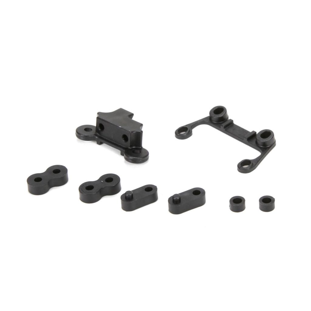 TEN SCBE - Entretoises pour support d'amortisseurs en aluminium - HORIZON HOBBY - R&eacute;f&eacute;rence: LOS234009