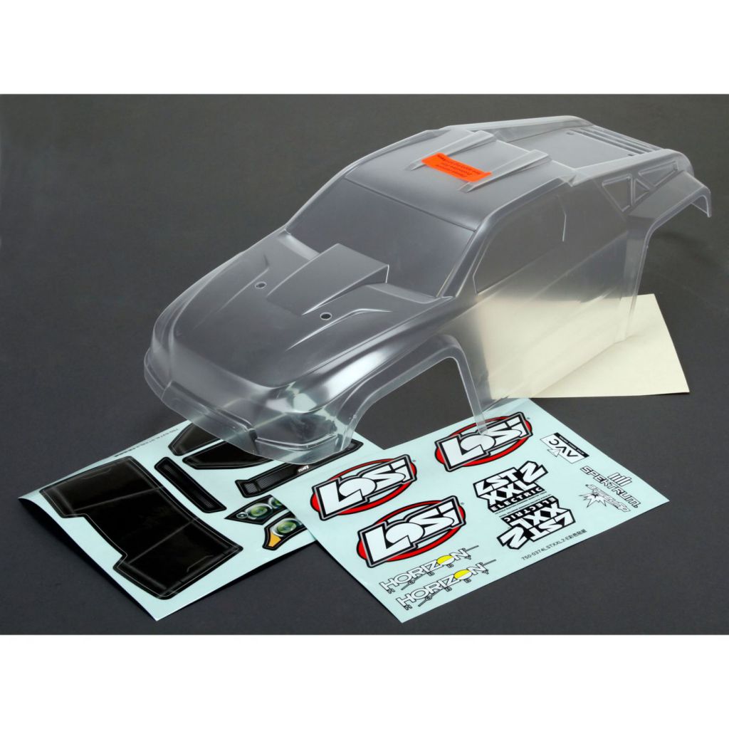 LST XXL2-E - Carrosserie transparente - HORIZON HOBBY - R&eacute;f&eacute;rence: LOS240005