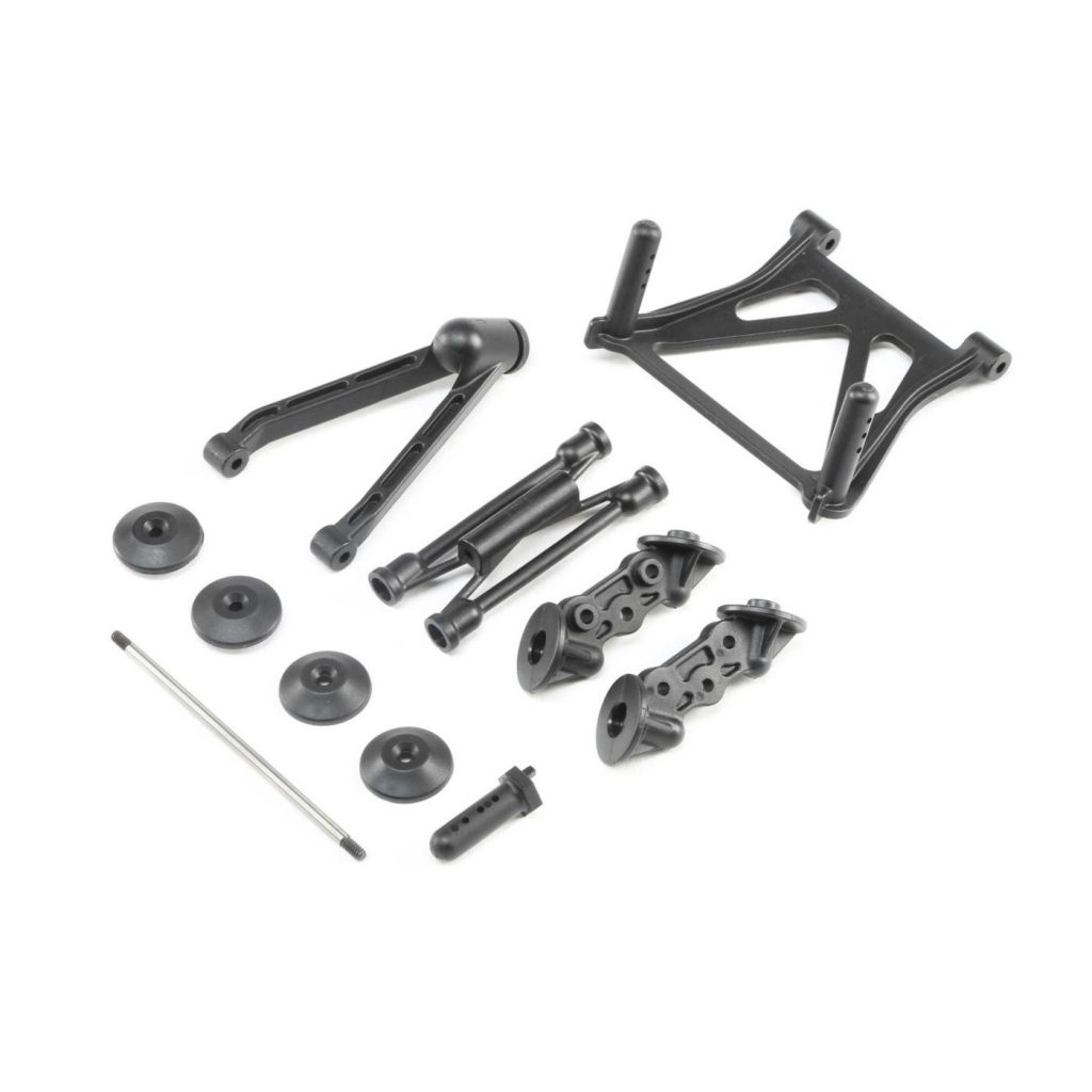 Swivel Rear Body Mount Set: LST 3XL-E - HORIZON HOBBY - R&eacute;f&eacute;rence: LOS240010