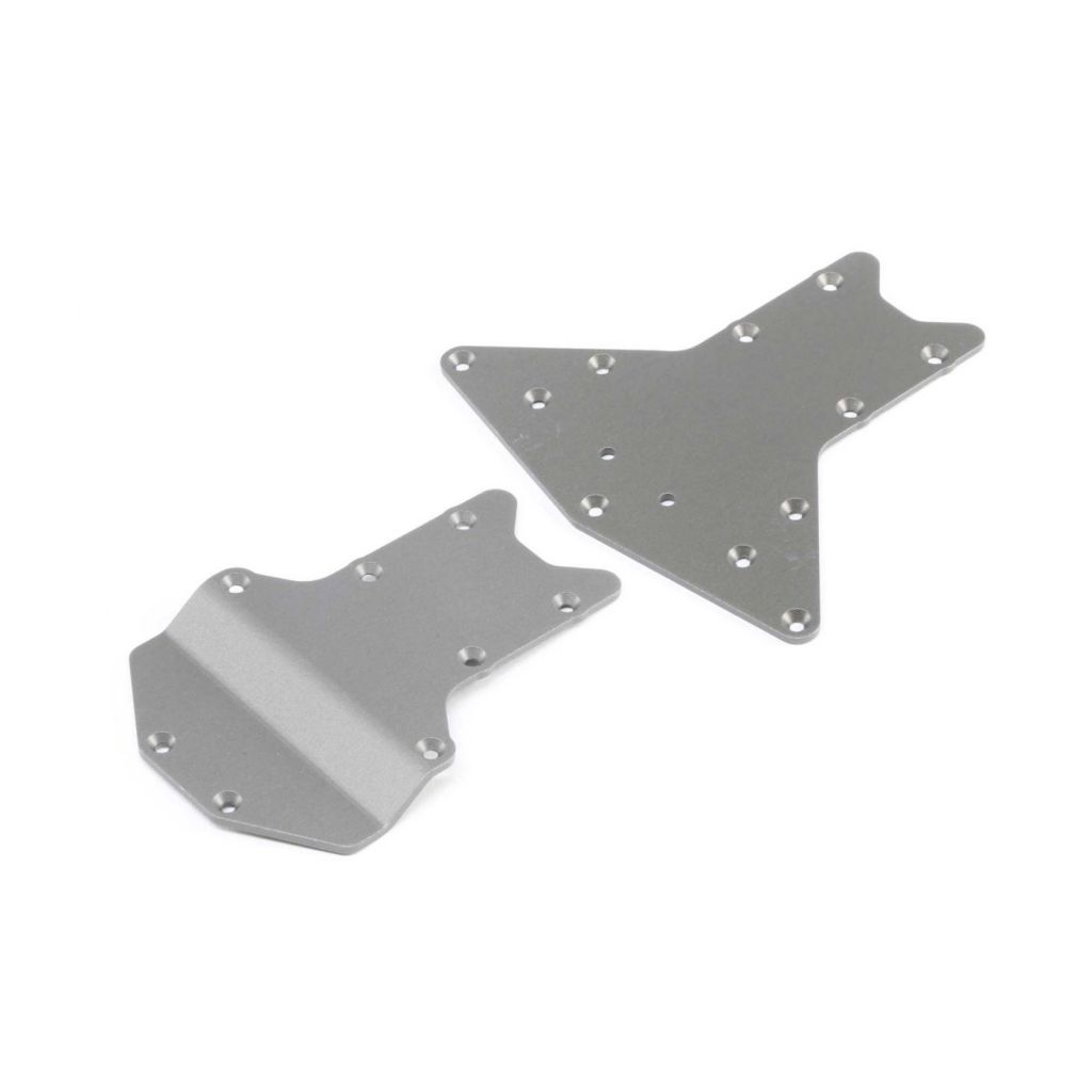 Skid Plate Set,Front/Rear:  LST 3XL-E - HORIZON HOBBY - R&eacute;f&eacute;rence: LOS241022