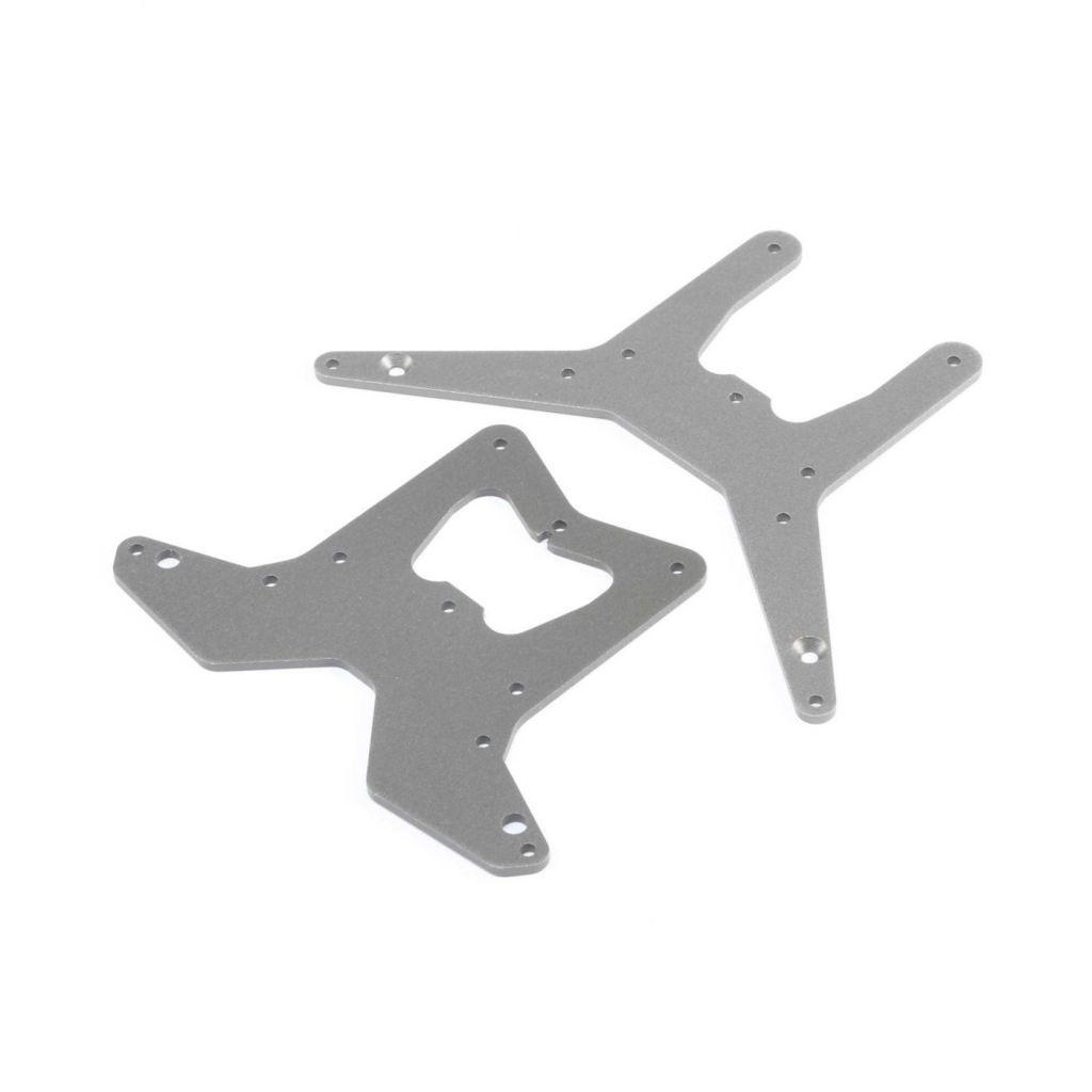 Top Plate Set, Front/Rear: LST 3XL-E - HORIZON HOBBY - R&eacute;f&eacute;rence: LOS241023