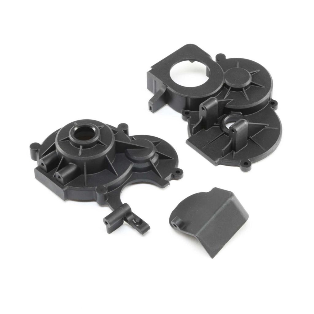 Transmission Case Set &  Gear Cover: LST 3XL-E - HORIZON HOBBY - R&eacute;f&eacute;rence: LOS242019