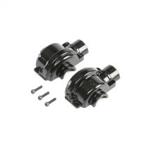 Aluminum Diff Case, Black: LST/2, 3XL-E - HORIZON HOBBY - R&eacute;f&eacute;rence: LOS242022