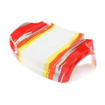 Front Hood, Red: Super Baja Rey - HORIZON HOBBY - R&eacute;f&eacute;rence: LOS250028