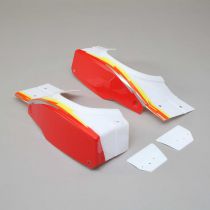 L/R Rear Fender Set, Red: Super Baja Rey - HORIZON HOBBY - R&eacute;f&eacute;rence: LOS250029