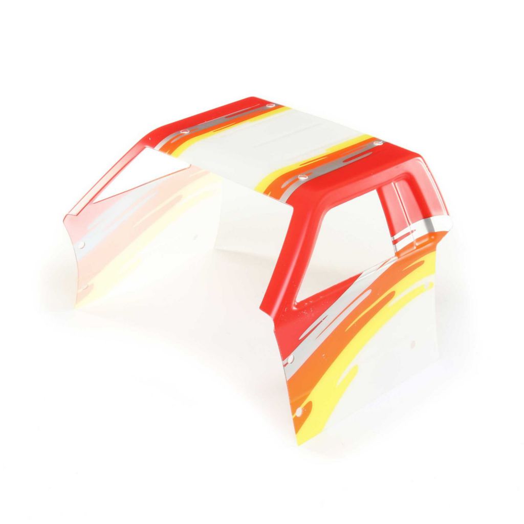 Cab Section, Red: Super Baja Rey - HORIZON HOBBY - R&eacute;f&eacute;rence: LOS250030