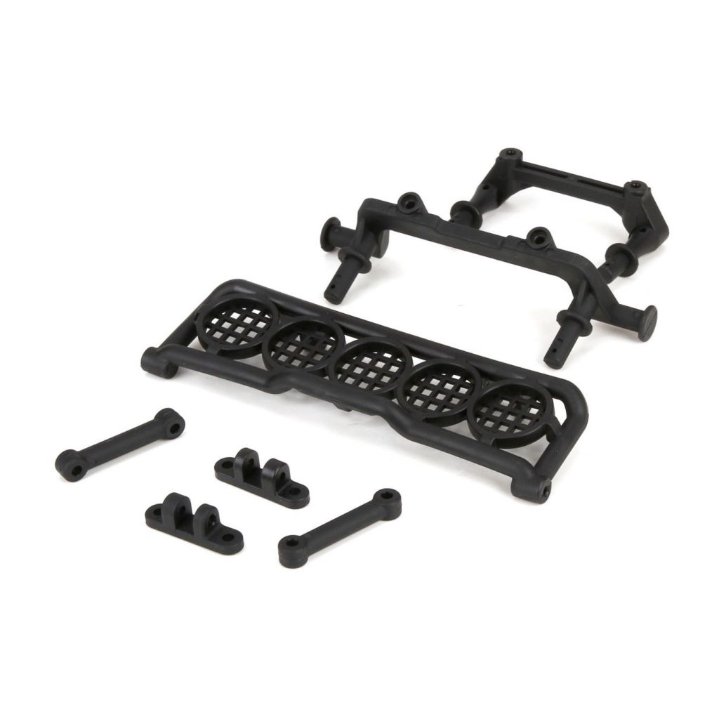 1/5 - Rampe de phares et support de carrosserie AV/ARR - HORIZON HOBBY - R&eacute;f&eacute;rence: LOS251008