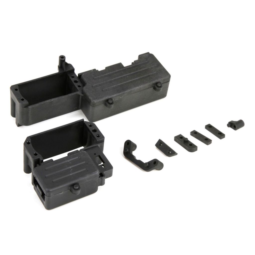 1/5 4WD - Platine radio + support de r&eacute;servoir - HORIZON HOBBY - R&eacute;f&eacute;rence: LOS251012