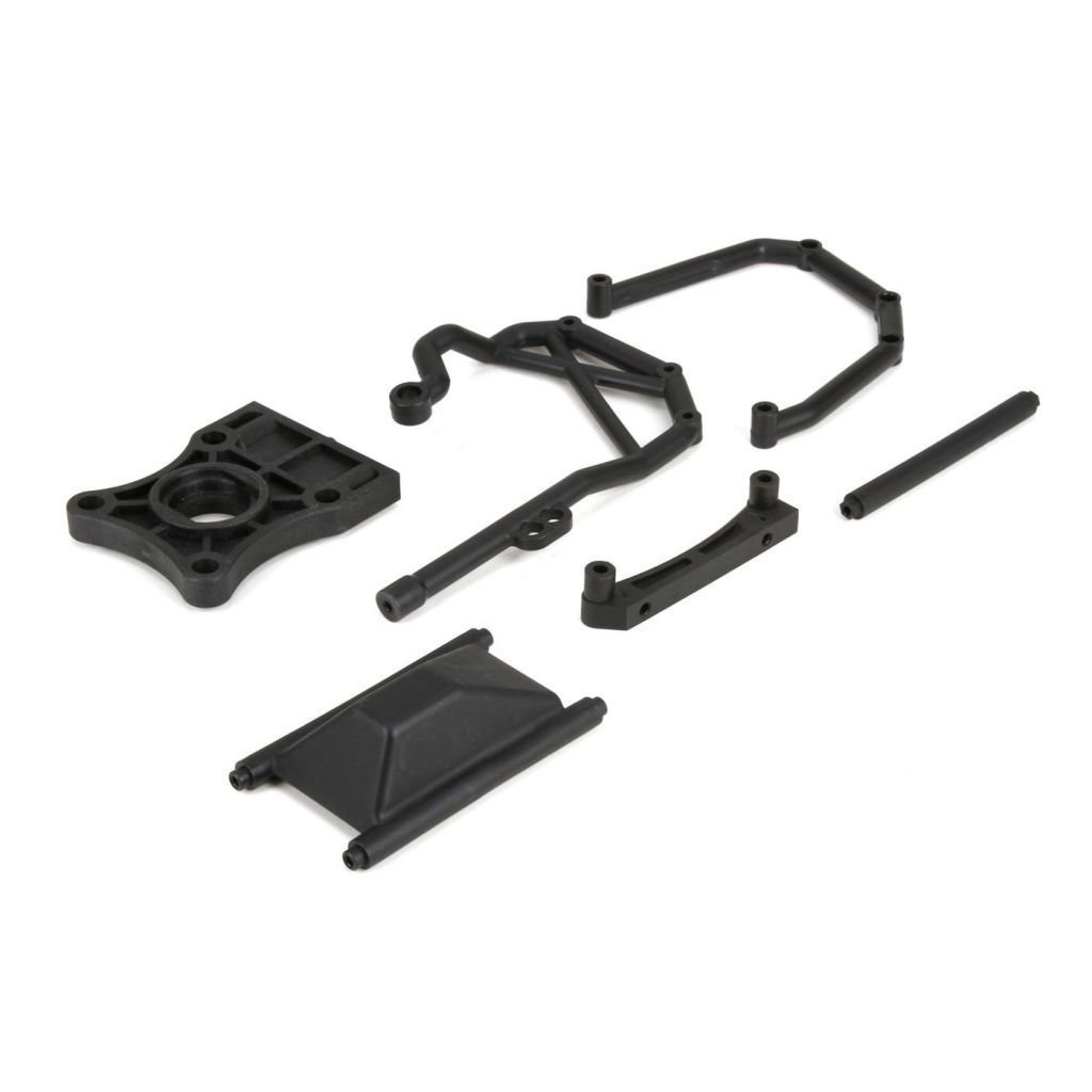 1/5 4WD - Support + protection moteur - HORIZON HOBBY - R&eacute;f&eacute;rence: LOS251021