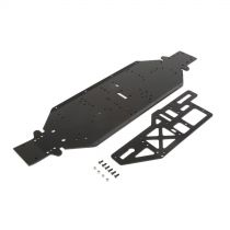 DBXL-E - Ch&acirc;ssis avec plaque de renfort 4mm, noir - HORIZON HOBBY - R&eacute;f&eacute;rence: LOS251050