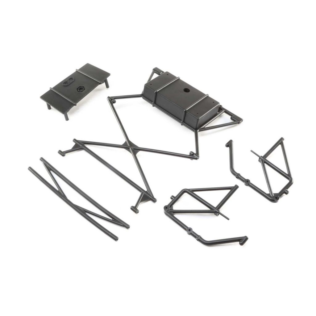 Rear Body Mount Bar L&R, X-Bar: Super Baja Rey - HORIZON HOBBY - R&eacute;f&eacute;rence: LOS251055
