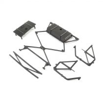 Rear Body Mount Bar L&R, X-Bar: Super Baja Rey - HORIZON HOBBY - R&eacute;f&eacute;rence: LOS251055