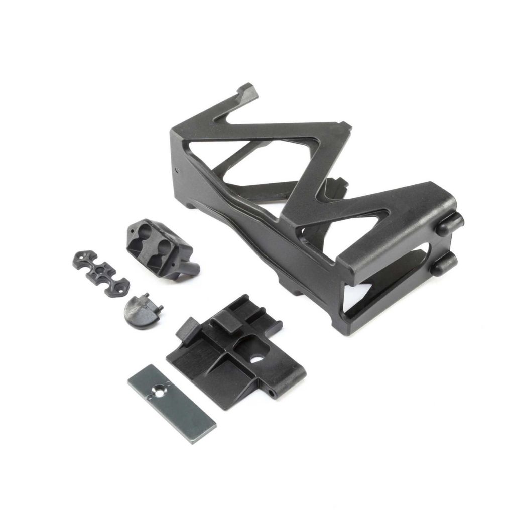 BatteryTray, Door, Lock, EC5 BaseSet: SuperBajaRey - HORIZON HOBBY - R&eacute;f&eacute;rence: LOS251058