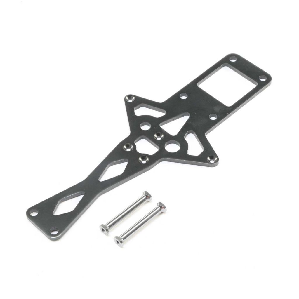 Center Chassis Brace & Stand Offs: Super Baja Rey - HORIZON HOBBY - R&eacute;f&eacute;rence: LOS251062