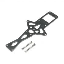 Center Chassis Brace & Stand Offs: Super Baja Rey - HORIZON HOBBY - R&eacute;f&eacute;rence: LOS251062