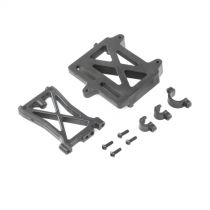 DBXL-E - Support contr&ocirc;leur, entretoises et pinces de fixation - HORIZON HOBBY - R&eacute;f&eacute;rence: LOS252060