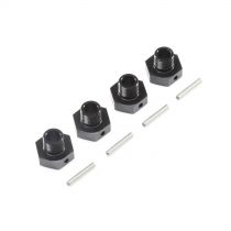 20mm Wheel Hexes and Pins, BLK (4): Super Baja Rey - HORIZON HOBBY - R&eacute;f&eacute;rence: LOS252077