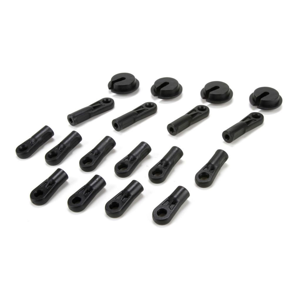 6IX - Chapes et coupelles d'amortisseurs - HORIZON HOBBY - R&eacute;f&eacute;rence: LOS253011