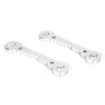 Hinge Pin Braces, Front, Alum, Silver, MTXL (2) - HORIZON HOBBY - R&eacute;f&eacute;rence: LOS254030