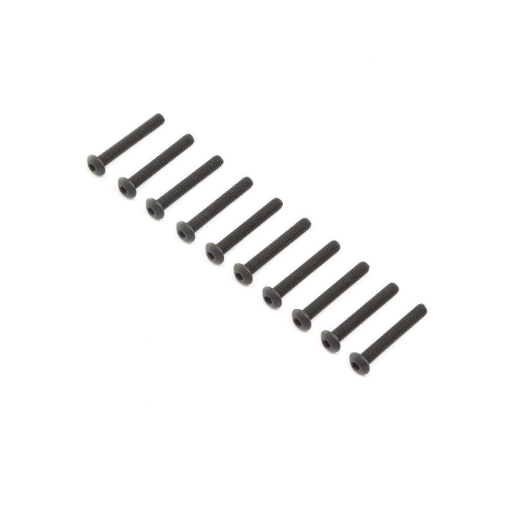 Button Head Screws, Stl, BO, M4 x 30mm (10) - HORIZON HOBBY - R&eacute;f&eacute;rence: LOS255011