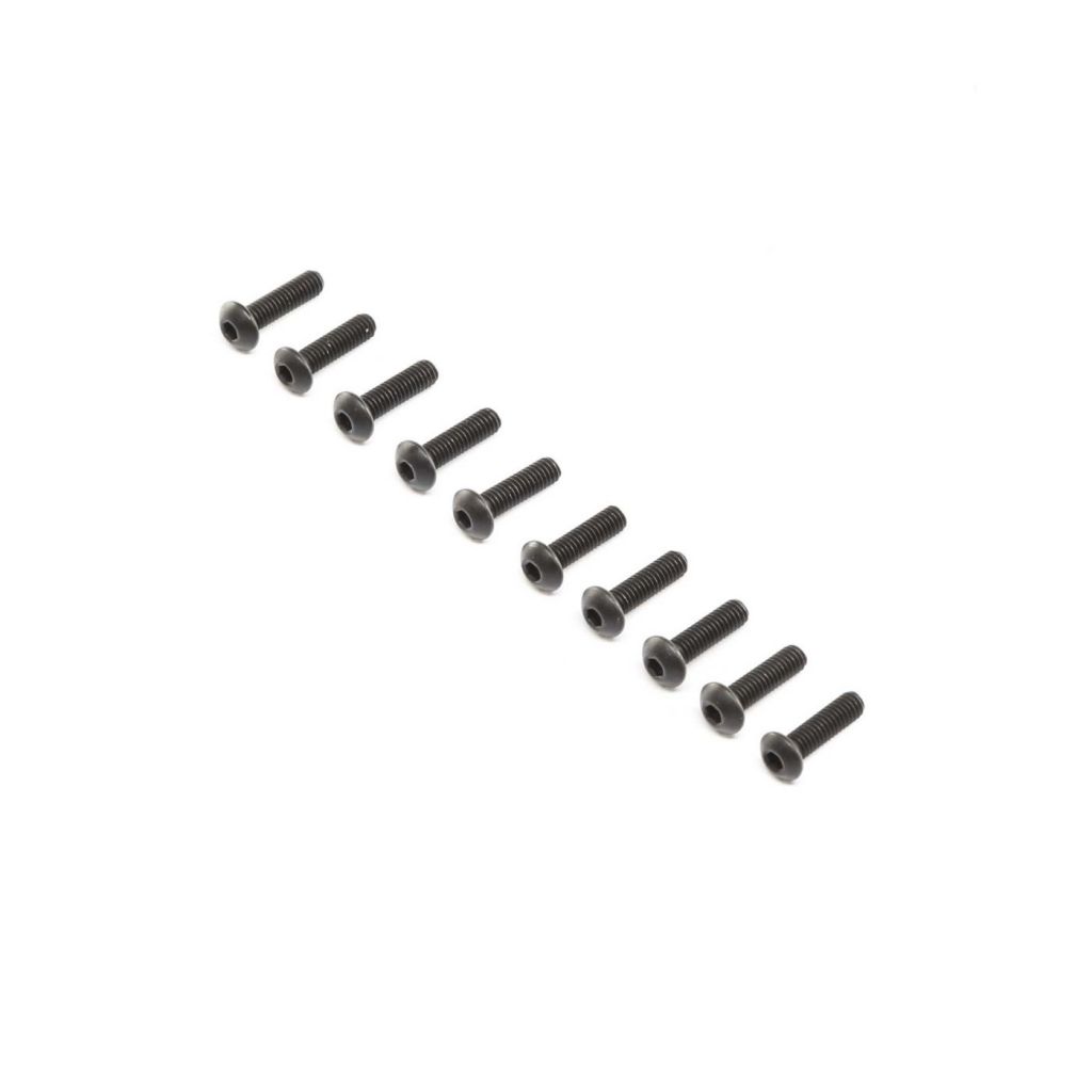 Button Head Screws, Stl, BO, M4 x 14mm (10) - HORIZON HOBBY - R&eacute;f&eacute;rence: LOS255014