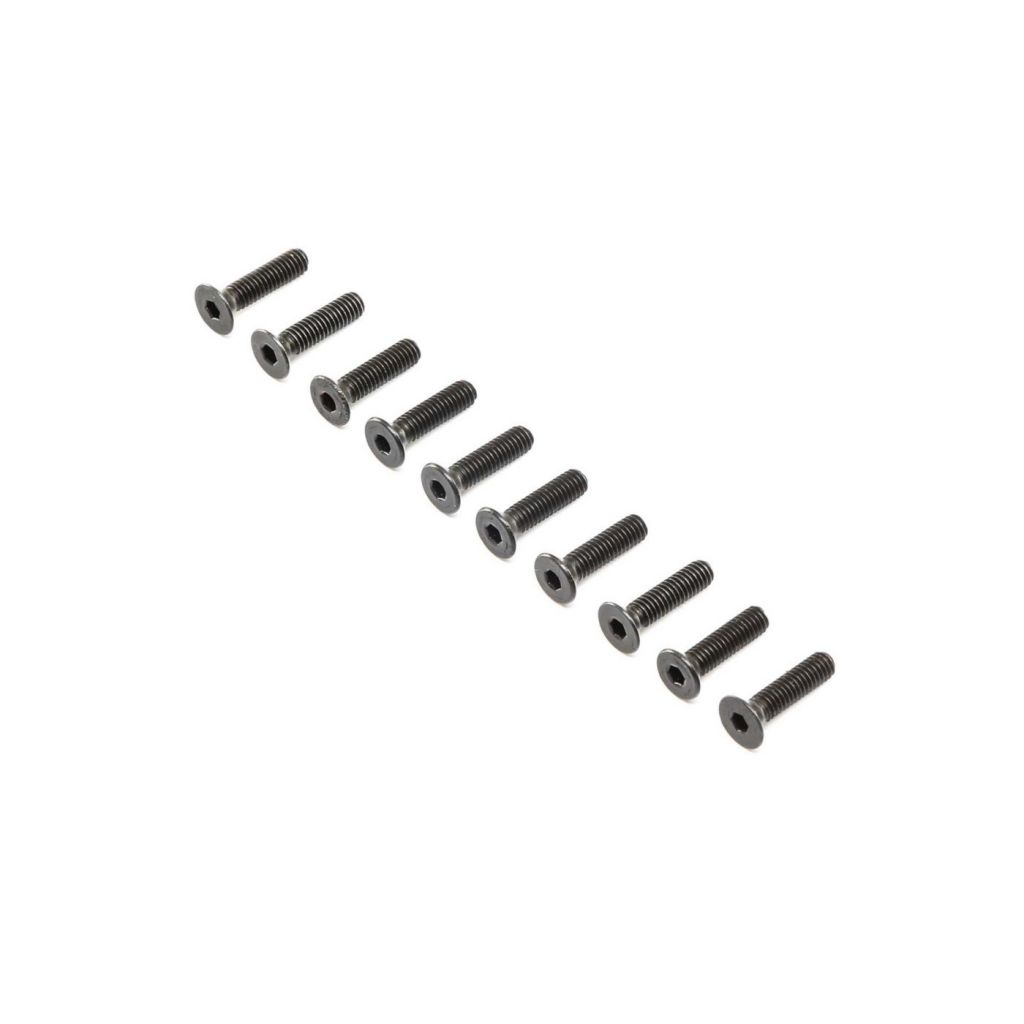 Flat Head Screws, Stl, BO, M4 x 16mm (10) - HORIZON HOBBY - R&eacute;f&eacute;rence: LOS255017