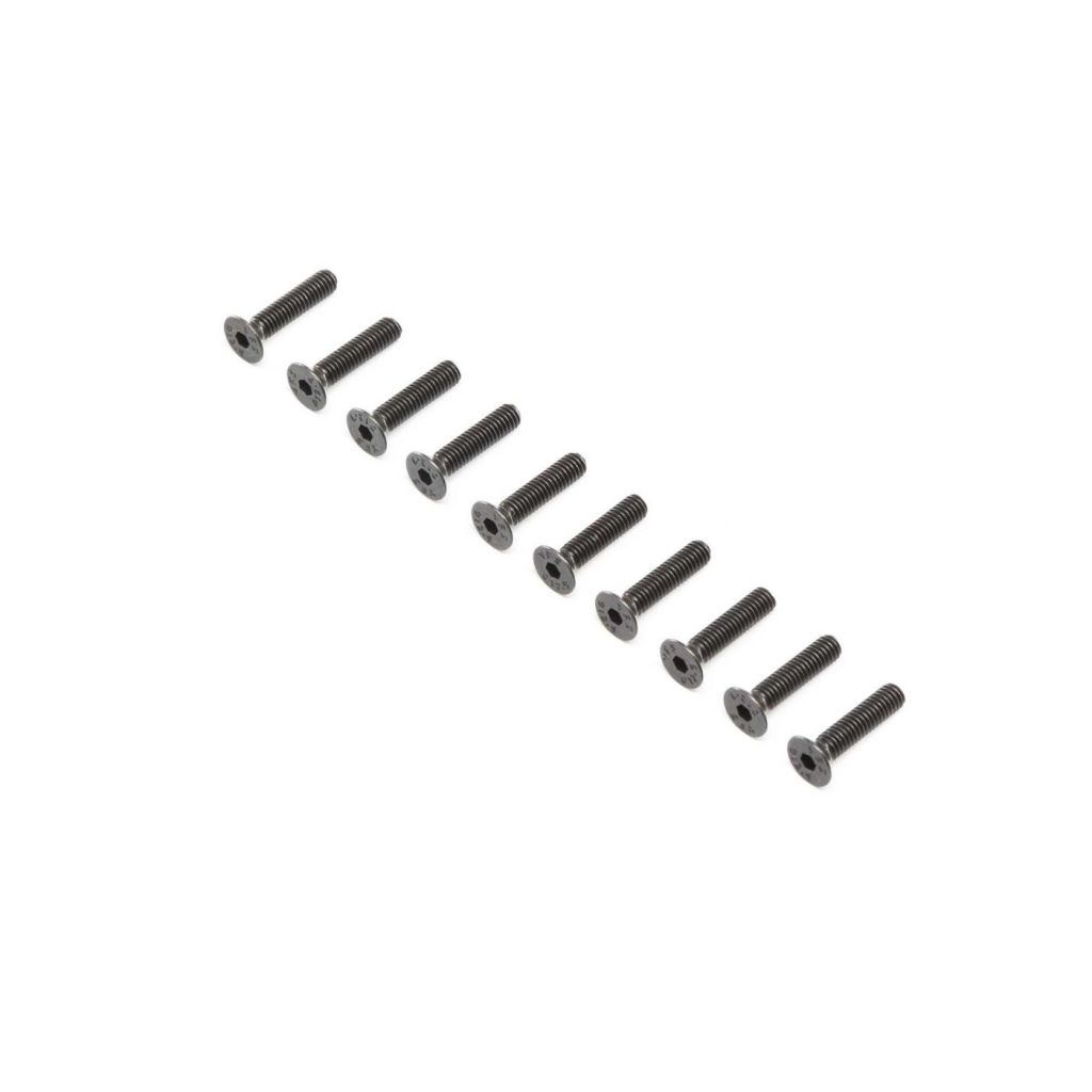 Flat Head Screws, Stl, BO, M4 x 18mm (10) - HORIZON HOBBY - R&eacute;f&eacute;rence: LOS255020