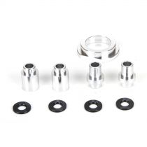 Engine Mount Spacer & Clutch Mount, AL, Slvr: MTXL - HORIZON HOBBY - R&eacute;f&eacute;rence: LOS256008