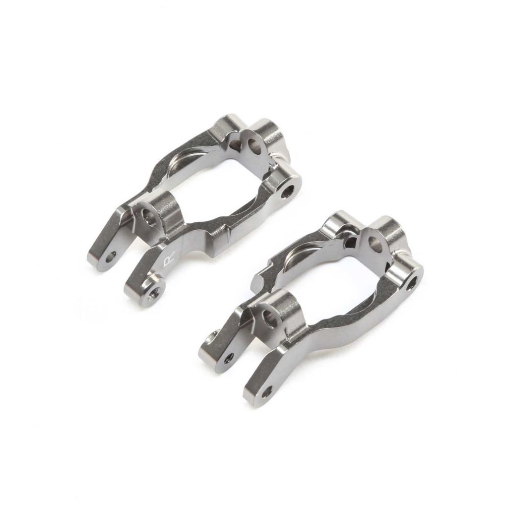 Spindle Carrier Set, Aluminum: Rock Rey - HORIZON HOBBY - R&eacute;f&eacute;rence: LOS334009