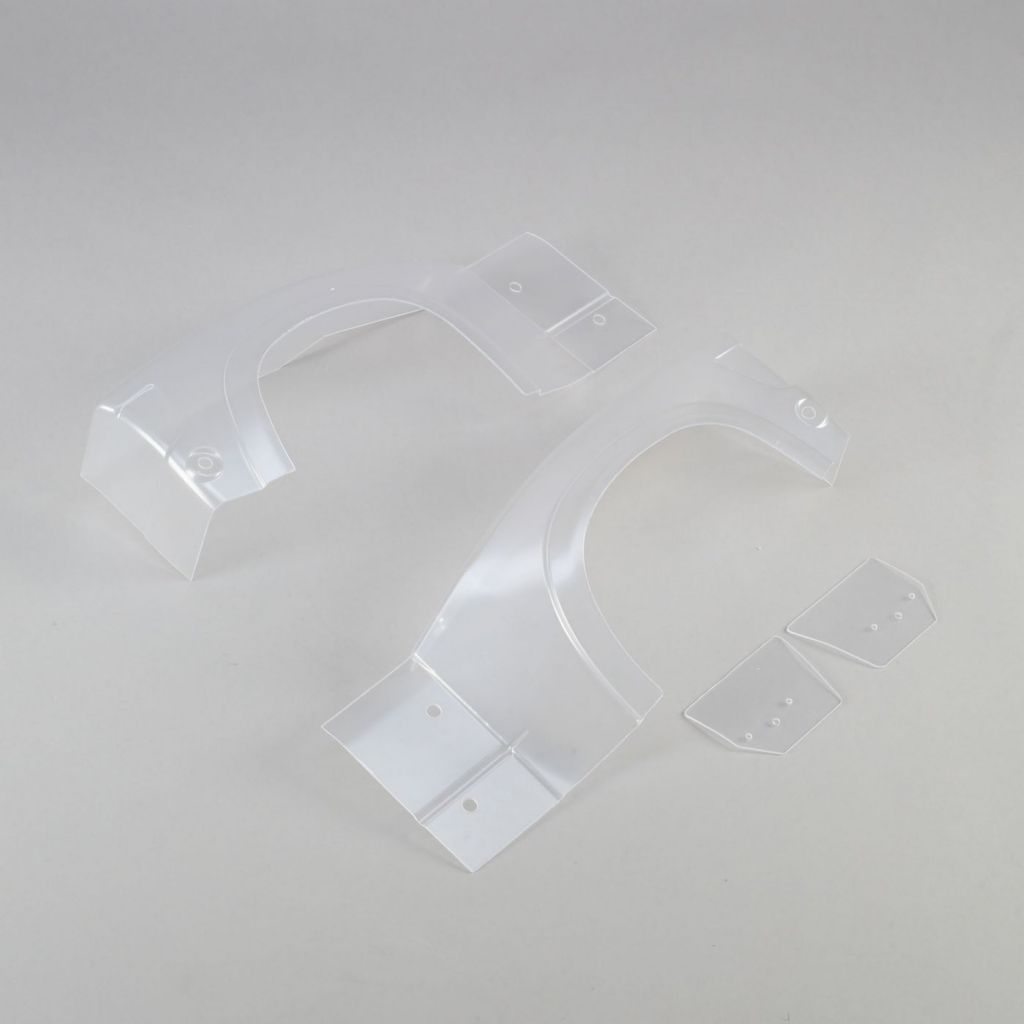L/R Rear Fender Set, Clear: Super Baja Rey - HORIZON HOBBY - R&eacute;f&eacute;rence: LOS350004