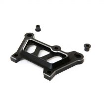 Front Top Plate, Black, Aluminum: DBXL-E - HORIZON HOBBY - R&eacute;f&eacute;rence: LOS351008
