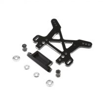 DBXL, MTXL - Supports d'amortisseurs avant noir aluminium - HORIZON HOBBY - R&eacute;f&eacute;rence: LOS354004