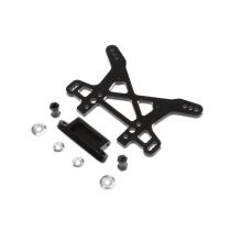 DBXL, MTXL - Supports d'amortisseurs arri&egrave;re noir aluminium - HORIZON HOBBY - R&eacute;f&eacute;rence: LOS354005
