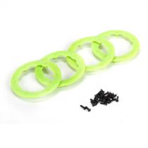 22SCT - Anneau Beadlock Vert avec vis (4) - HORIZON HOBBY - R&eacute;f&eacute;rence: LOS43008