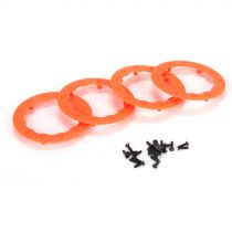22SCT - Anneau Beadlock Orange avec vis (4) - HORIZON HOBBY - R&eacute;f&eacute;rence: LOS43009