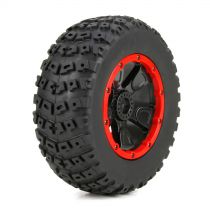 1/5 4WD - Pneu mont&eacute; sur jante (g et d ) La paire - HORIZON HOBBY - R&eacute;f&eacute;rence: LOS45004