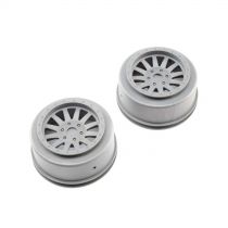 Wheels, Silver (2): Super Baja Rey - HORIZON HOBBY - R&eacute;f&eacute;rence: LOS45020