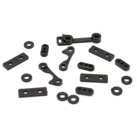 Chassis entretoise/bouchon Set: 8B 2.0 - HORIZON HOBBY - R&eacute;f&eacute;rence: LOSA4453