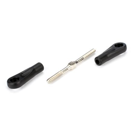 Biellettes 3mm x 45mm avec Rotules: 8T - HORIZON HOBBY - R&eacute;f&eacute;rence: LOSA6537