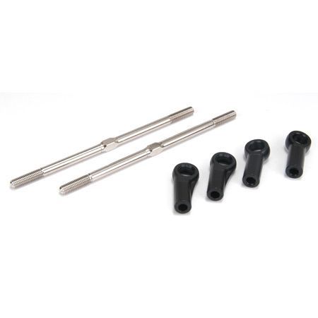 Biellettes 5 x 115mm avec Rotules - HORIZON HOBBY - R&eacute;f&eacute;rence: LOSA6545