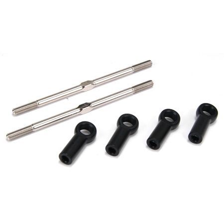 Biellettes, 5 x 107mm avec Rotules - HORIZON HOBBY - R&eacute;f&eacute;rence: LOSA6546