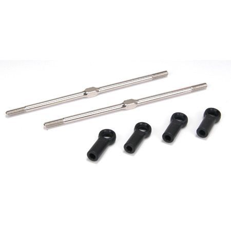 Biellettes 4mm x 114mm avec Rotules - HORIZON HOBBY - R&eacute;f&eacute;rence: LOSA6547