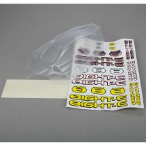 8IGHT-E  carrosserie, Transparente avec stickers &  masques - HORIZON HOBBY - R&eacute;f&eacute;rence: LOSA8097