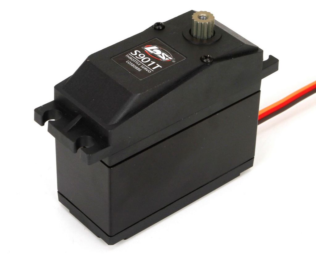 Servo S901T de gaz pour voiture 1/5, pignons m&eacute;tal - HORIZON HOBBY - R&eacute;f&eacute;rence: LOSB0886
